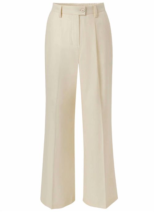 Women's Edina Lined Full Length Pant In Off White