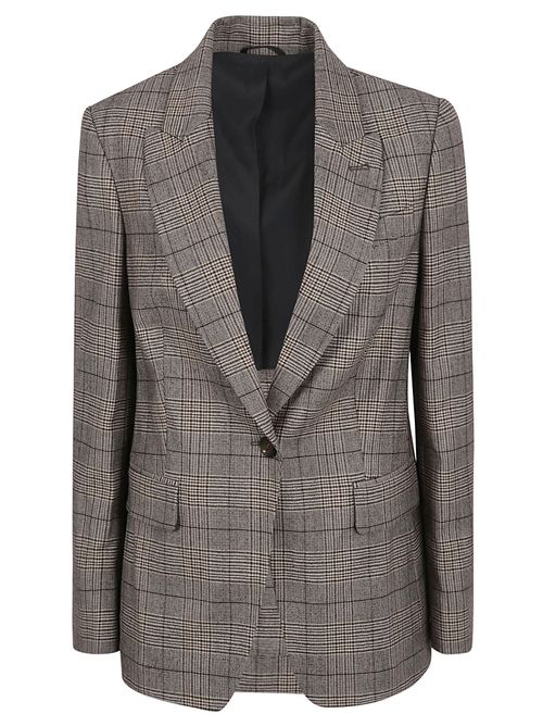 Suit-type Check Blazer