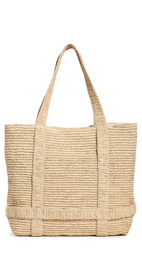 The Original Straw Traveler Tote Natural One Size