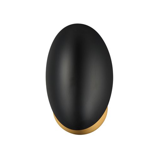 Black Natural Aged Brass Wall Sconce from the Maris Collection