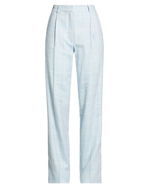 Woman Pants Sky blue Size 4 Wool, Silk, Linen