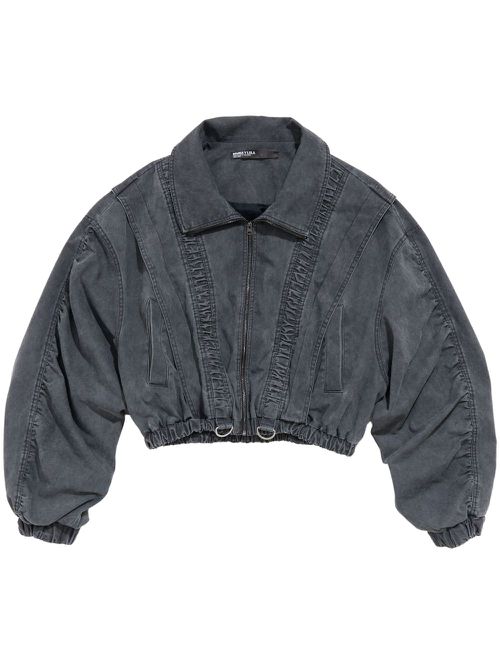 Bimba y Lola oversize ruched jacket - Black