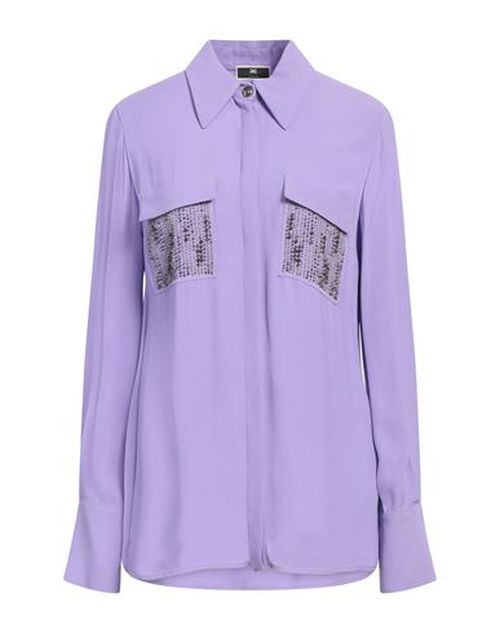 Elisabetta Franchi Woman Shirt Mauve Size 8 Viscose