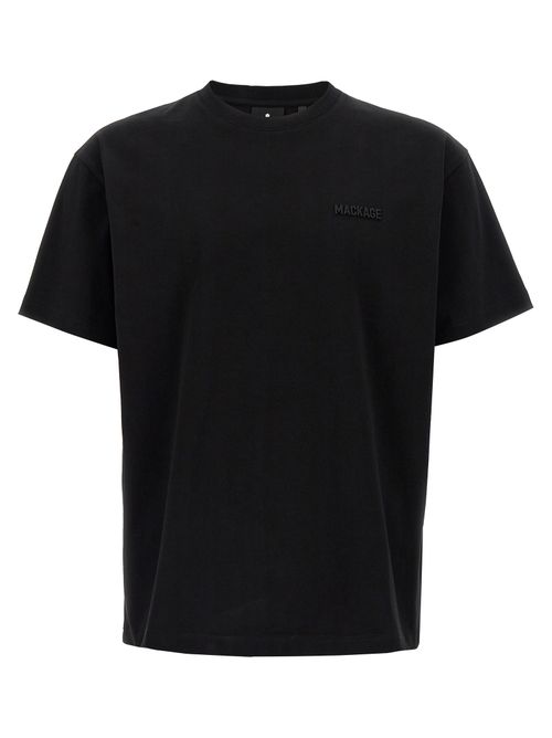 Logo-Embroidered Cotton T-Shirt — Black