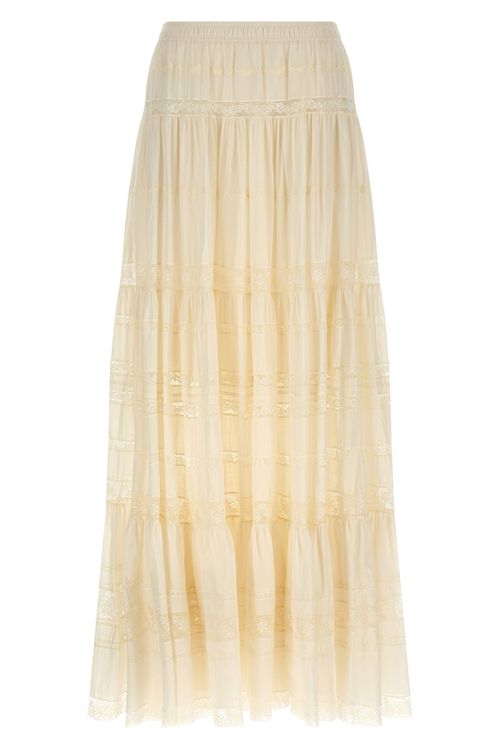 Lace Insert Skirt