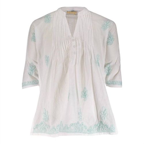 Women's Margarita Tunic Top In Aqua