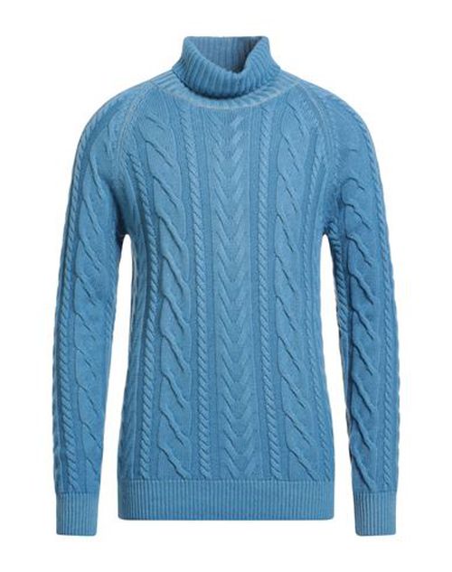 Man Turtleneck Azure Size 36 Cashmere