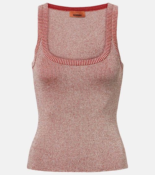 Lamé tank top