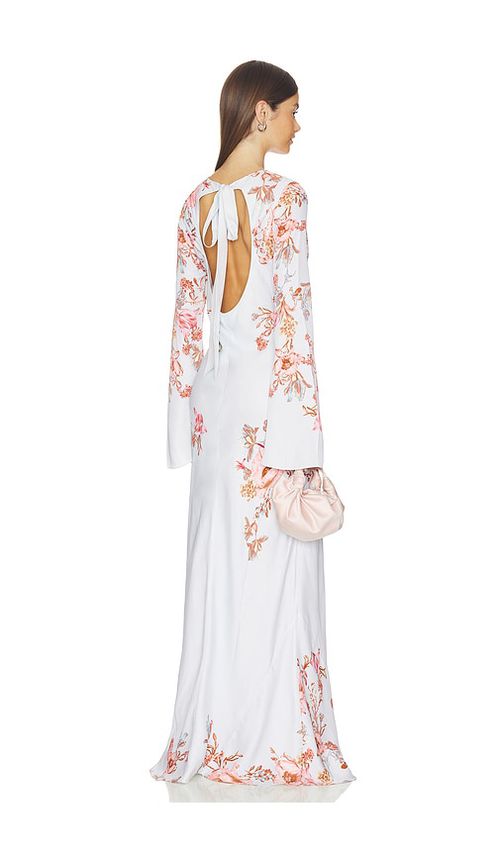 HEMANT AND NANDITA Back Ties Maxi Dress in Baby Blue. - S also in XXS, XS, M, L