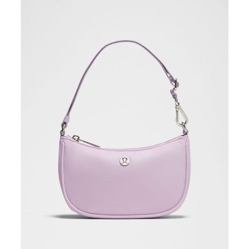 Lululemon – City Essentials Mini Shoulder Bag 1L – Color Silver/Purple/Paste