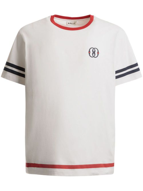 Logo-print organic cotton T-shirt - White