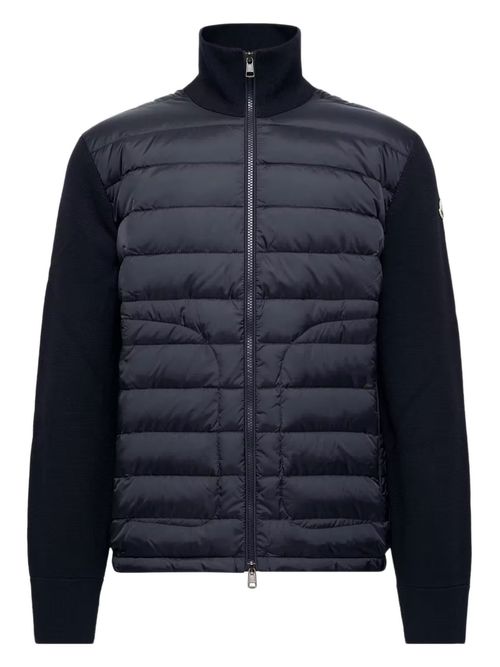 Men's Hybrid Quilted Knit Zip Jacket