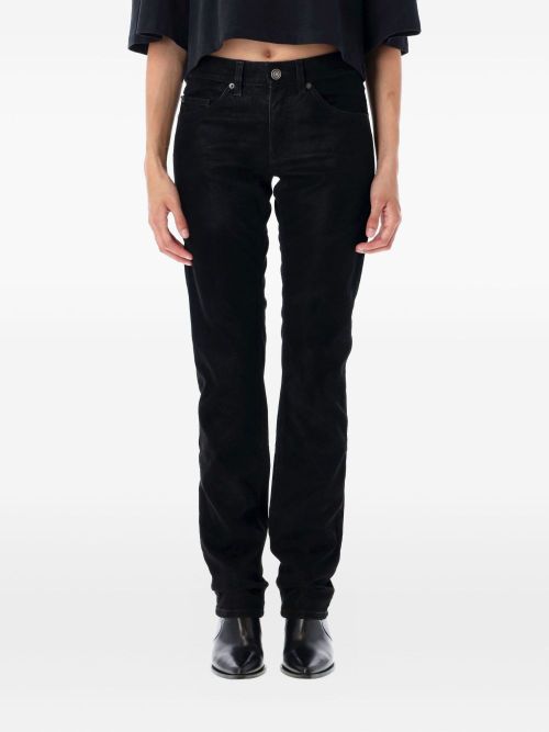 ISABEL Eco Leather Straight-Leg Pants for Women
