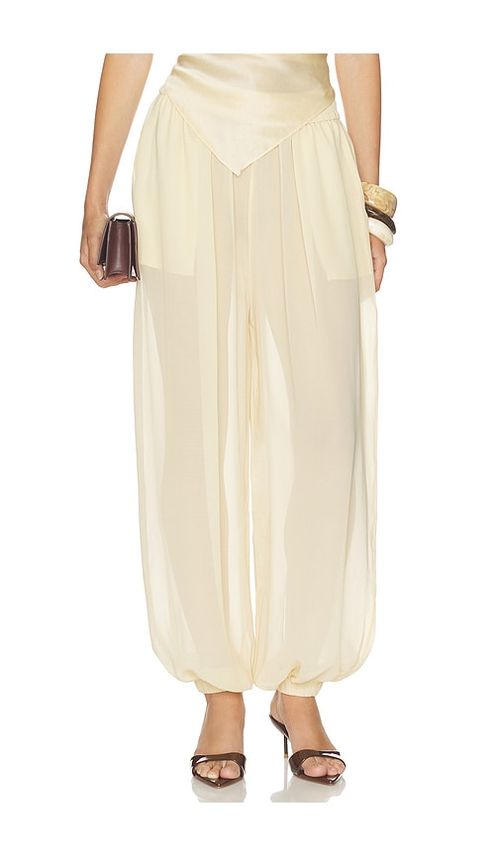 Nonchalant label pantalÃ³n jogger alba en color neutral S tambiÃ©n en XS