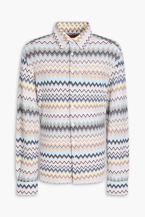 Missoni - Crochet-knit cotton shirt - Neutral - IT 50