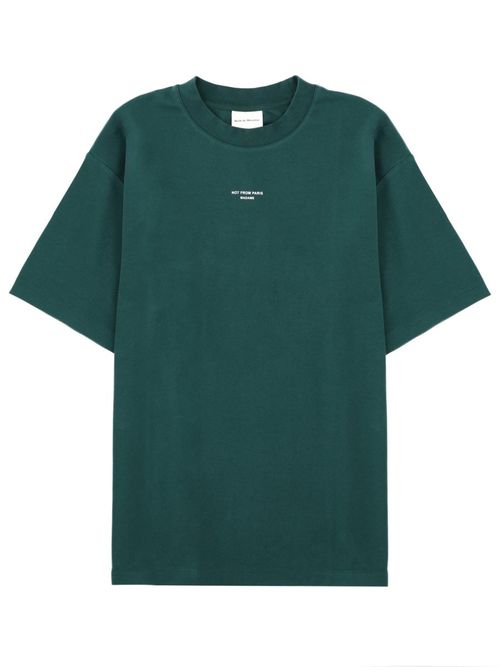 Drôle De Monsieur Slogan Regular Fit T-Shirt