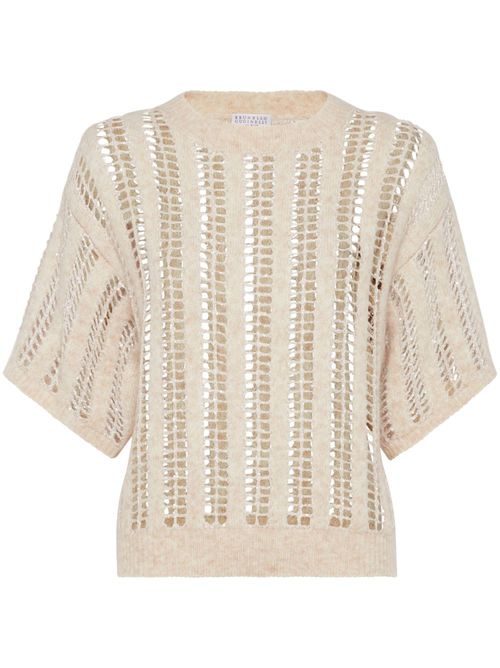 Open-knit jumper - Neutrals