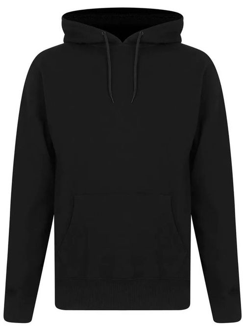 'No Future' logo-print hoodie - Black