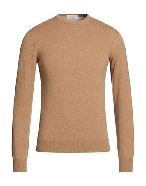 Man Sweater Camel Size 36 Cashmere