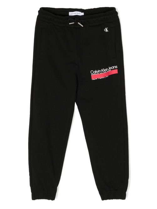Hero logo-print track pants - Black