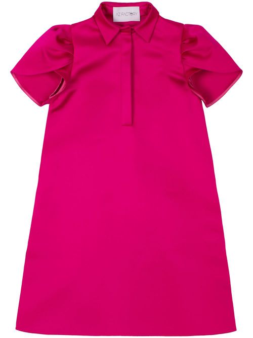 Zinnia ruffled sleeves dress - Pink