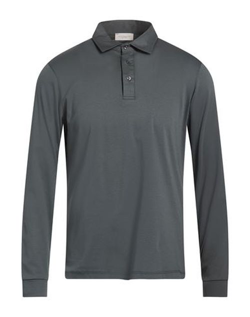 Man Polo shirt Grey Size 48 Cotton