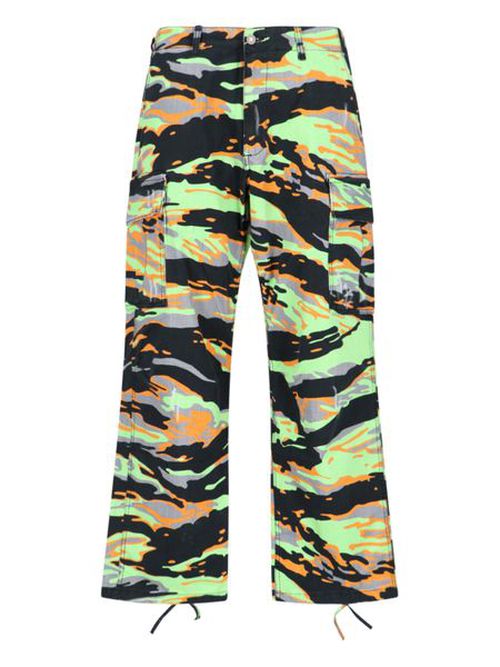 Erl Camouflage Stretch Cargo Pants