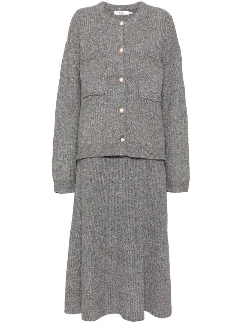 Knitted skirt set - Grey