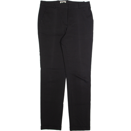 WHISTLES Chino Womens Trousers Black Regular Tapered W