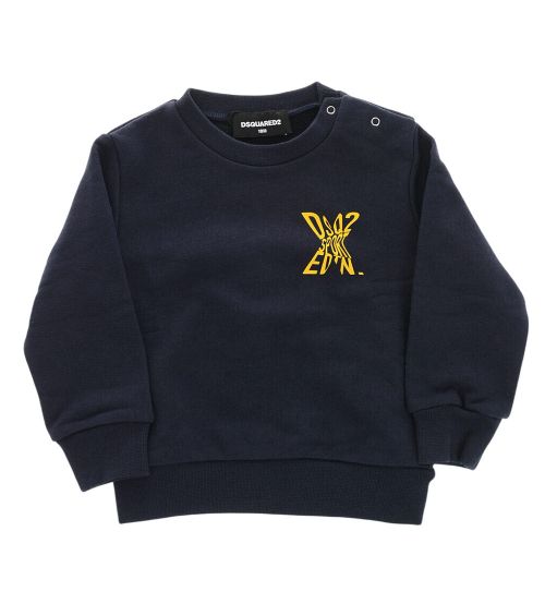 Babies Navy Blue Regular Sweatshirt