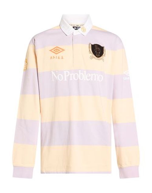 Man Polo shirt Lilac Size L Cotton