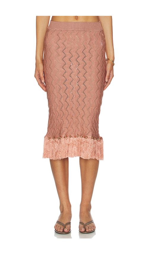 AZULU Lorenzo Midi Skirt in Mauve. - L also in XXS, XS