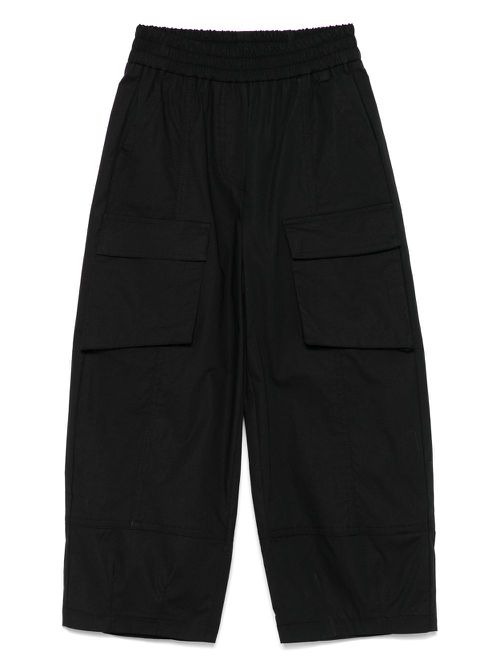 Poplin trousers - Black