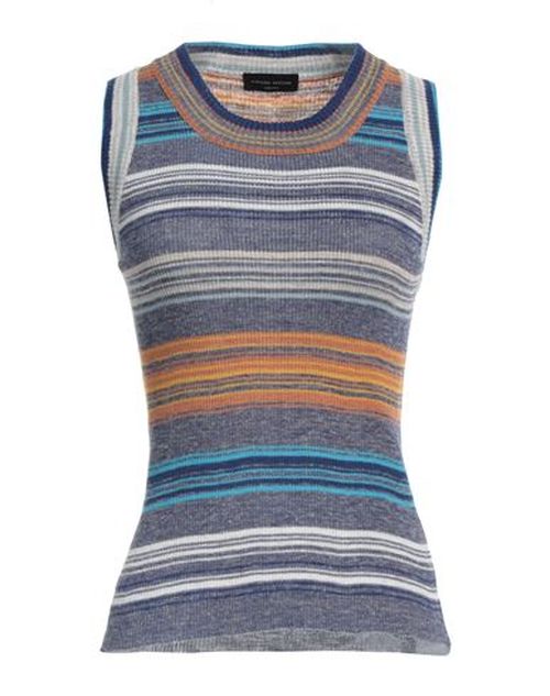 Woman Sweater Blue Size XS Linen, Polyester