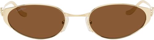 Gold 'Panthère de ' Sunglasses