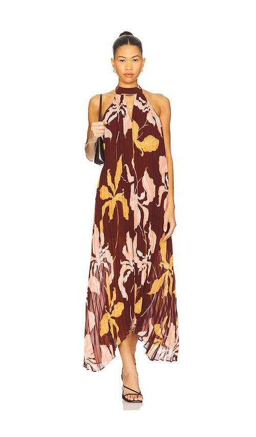 Steve madden maxivestido maraya en color burgundy XS también en L, M
