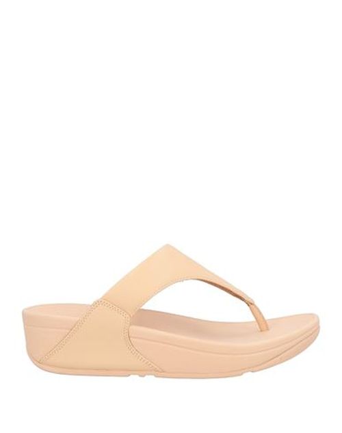 Woman Thong sandal Blush Size 5 Leather