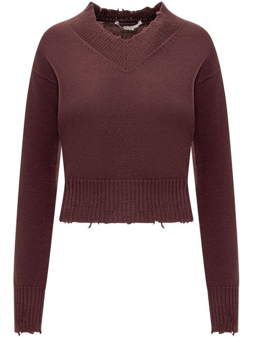 Distressed jumper - Red