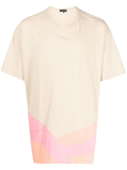 Graphic-print short sleeved T-shirt - Brown