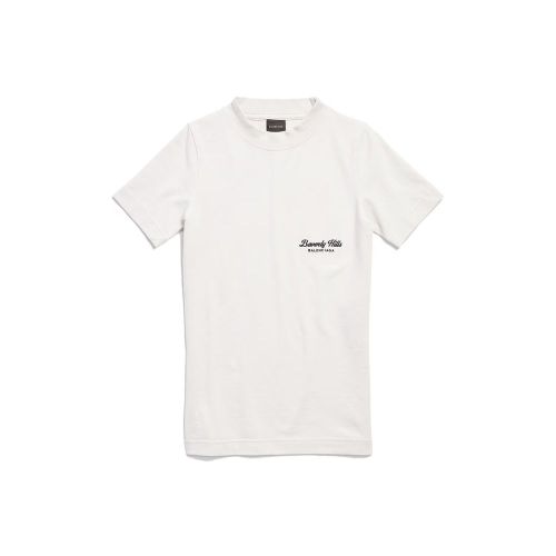 Embroidered Logo Cotton T-Shirt — White