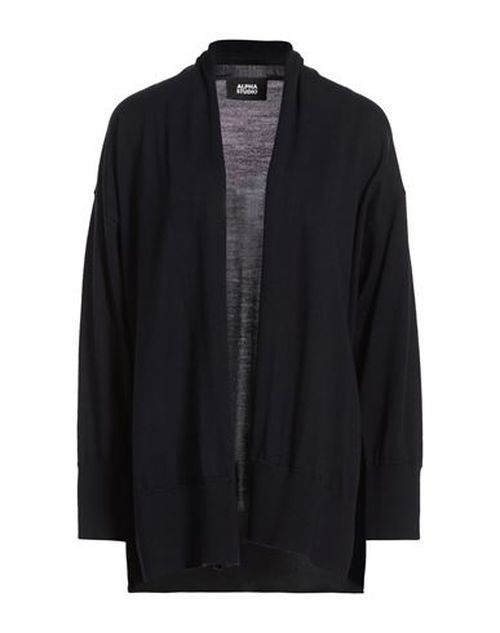 Woman Cardigan Midnight blue Size 4 Merino Wool