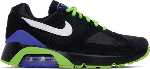 Nike Black & Green Air Max 180 Beetlejuice Sneakers