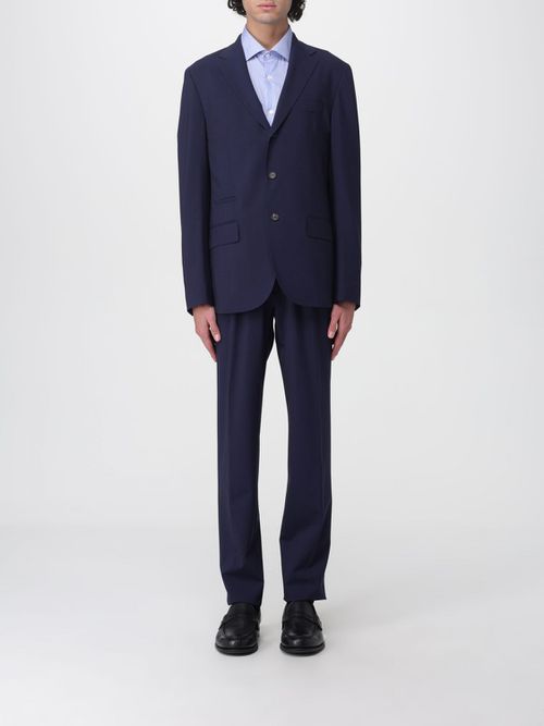 Suit Men color Blue
