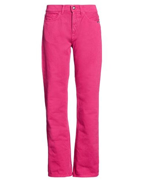 Woman Jeans Magenta Size 26 Cotton