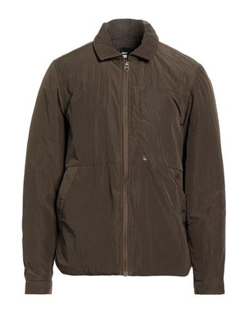 Man Jacket Chocolate brown Size M Recycled polyamide, Polyamide