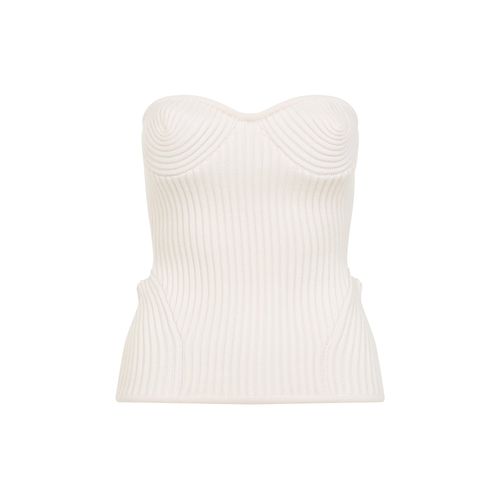Ribbed Sweetheart Top