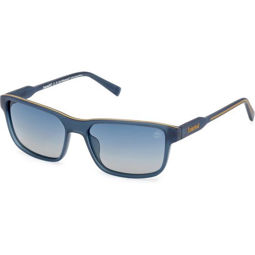 Timberland Hombre Timberland TB00051 91D Gafas de sol Inyectado Azul Azul Cuadrada Polarizado