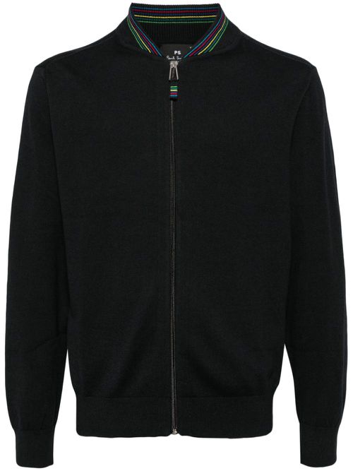 Zipped cardigan - Black