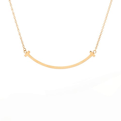 Tiffany T Smile Pendant Necklace
