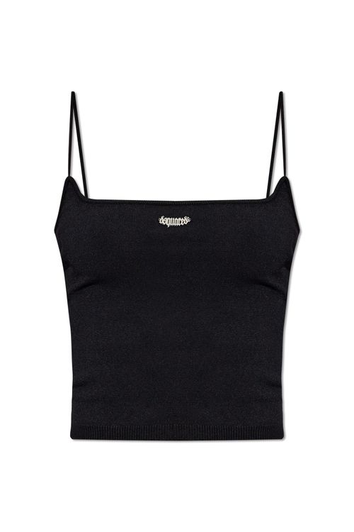 Cropped Top With Logo